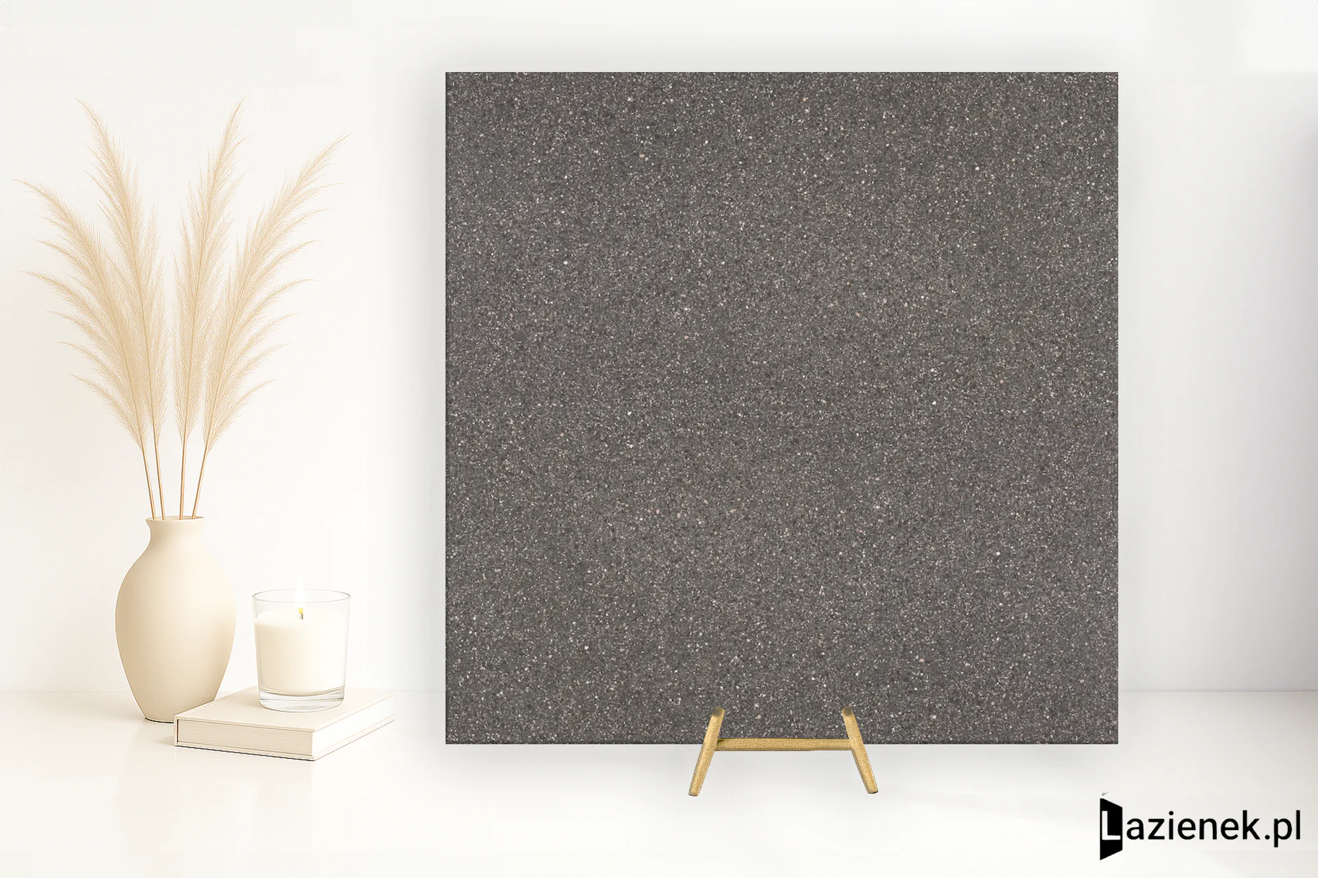 Graniti Fiandre Il Veneziano Seminato Nero polerowana 60x60 cm gr. 10 mm - płytka rektyfikowana / AL247X1060